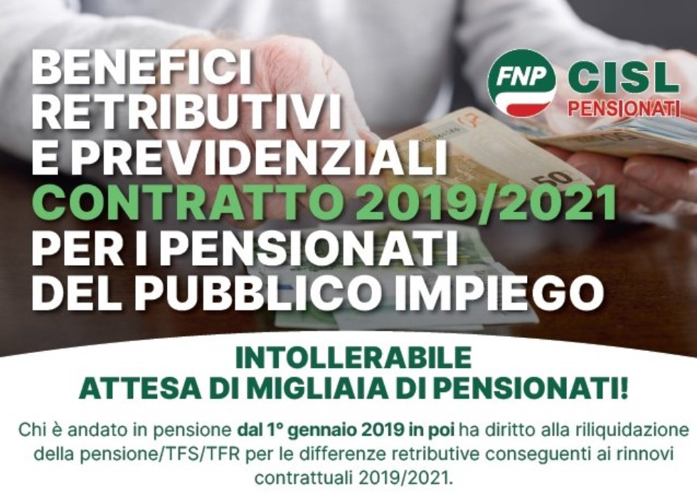 STOP AI RITARDI DELLA RILIQUIDAZIONE DELLA PENSIONE DEL TFS-TFR