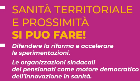 Sanità territoriale e prossimità: si può fare!